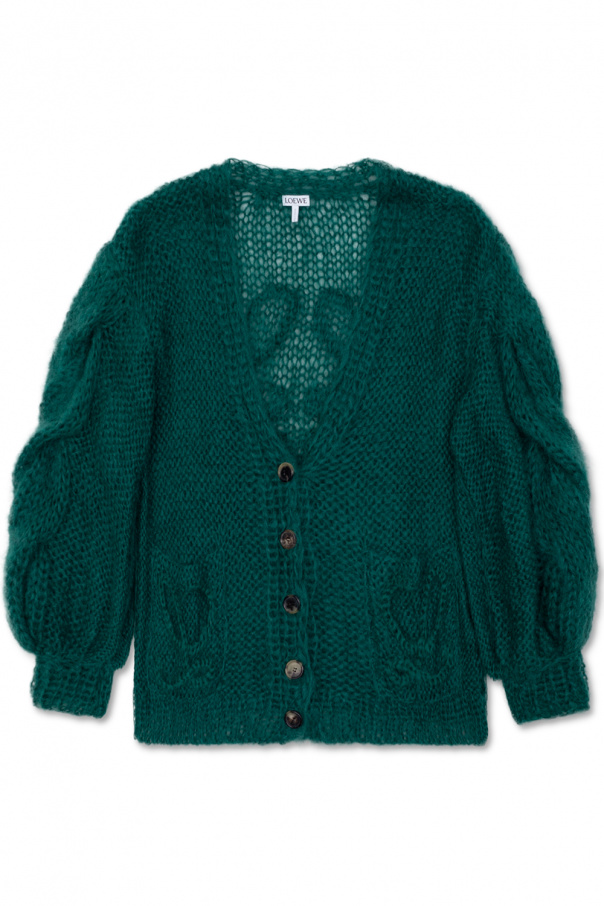 Loewe green discount cardigan